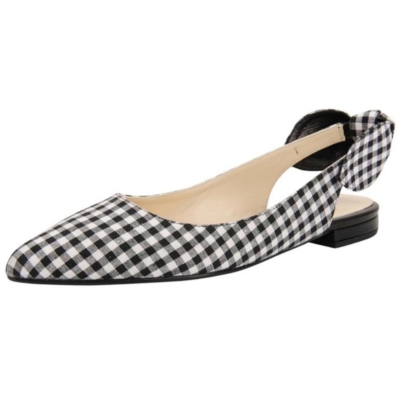 Jon Josef Marni Black and White Gingham Women's Flats Size 9 - Picture 6 of 9
